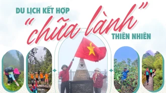 Du lịch kết hợp “chữa lành” thiên nhiên