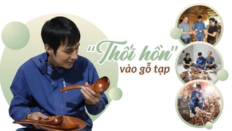 “Thổi hồn” vào gỗ tạp