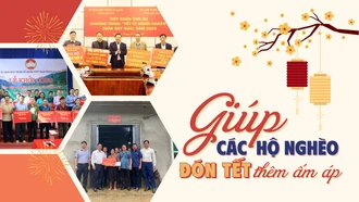 Giúp các hộ nghèo đón tết thêm ấm áp