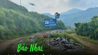Bảo Nhai khó khăn trong thực hiện tiêu chí môi trường