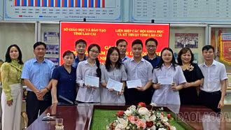 Lào Cai lần đầu cử học sinh tham dự Triển lãm quốc tế dành cho các nhà sáng tạo trẻ