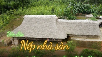 Nhà sàn truyền thống của người Tày ở Nghĩa Đô