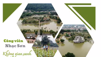 Công viên Nhạc Sơn - không gian xanh lý tưởng