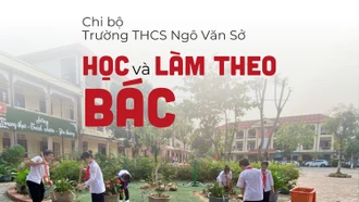 Chi bộ Trường THCS Ngô Văn Sở học và làm theo Bác