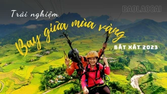 Trải nghiệm "Bay giữa mùa vàng Bát Xát" năm 2023