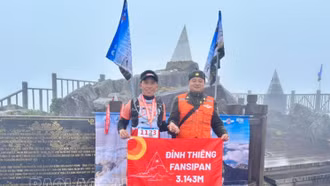 300 vận động viên tham gia Giải chạy chinh phục đỉnh Fansipan 2023
