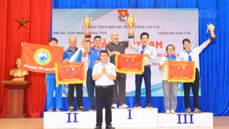 Hòa Bình giành giải Nhất toàn đoàn tại Giải Vovinam các câu lạc bộ thanh thiếu nhi tỉnh Lào Cai lần I, năm 2024