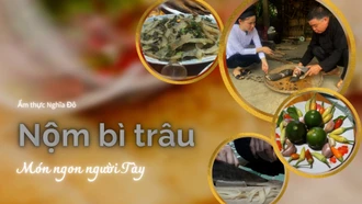 Nộm bì trâu