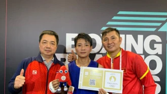 Võ sỹ Võ Thị Kim Ánh giành thêm 1 tấm vé dự Olympic Paris cho thể thao Việt Nam