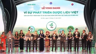 Vinh danh 43 đơn vị Vì sự phát triển dược liệu Việt