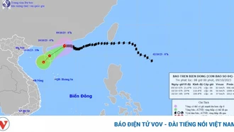 Bão số 4 sắp suy yếu thành áp thấp nhiệt đới