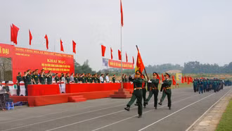 Thành phố Lào Cai tổ chức thành công Hội thi bắn súng quân dụng và Hội thao quốc phòng dân quân, tự vệ năm 2024