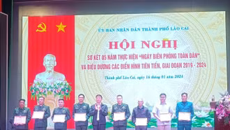 Biểu dương điển hình tiên tiến trong thực hiện “Ngày Biên phòng toàn dân” giai đoạn 2019 - 2024