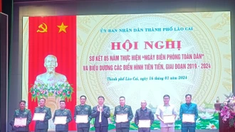 Biểu dương điển hình tiên tiến trong thực hiện “Ngày Biên phòng toàn dân” giai đoạn 2019 - 2024