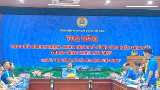 Nhân rộng mô hình, sáng kiến tiêu biểu trong công nhân lao động