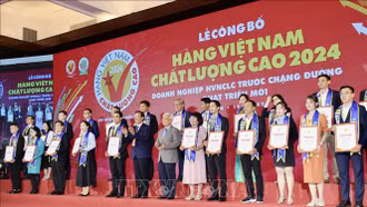 529 doanh nghiệp được trao Chứng nhận hàng Việt Nam chất lượng cao do người tiêu dùng bình chọn