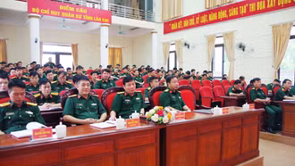 Ngày chính trị và văn hóa tinh thần tại Bộ Chỉ huy Quân sự tỉnh