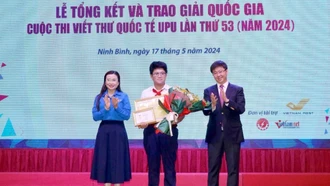 Trao giải quốc gia cuộc thi Viết thư quốc tế UPU lần thứ 53