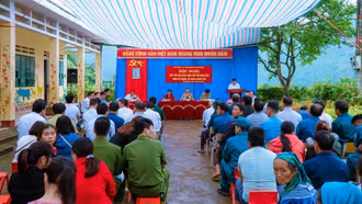 Mường Khương: Tiếp xúc, đối thoại với người dân xã Tung Chung Phố 