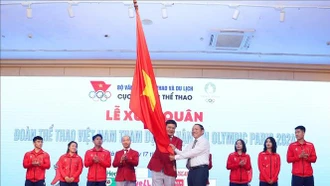 Lễ xuất quân Đoàn Thể thao Việt Nam tham dự Olympic 2024