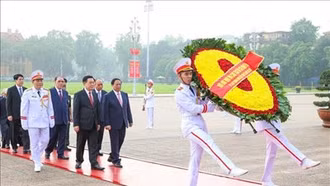 Lãnh đạo Đảng, Nhà nước vào Lăng viếng Chủ tịch Hồ Chí Minh