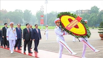Lãnh đạo Đảng, Nhà nước vào Lăng viếng Chủ tịch Hồ Chí Minh