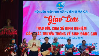 Giao lưu trao đổi, chia sẻ kinh nghiệm công tác truyền thông về bình đẳng giới 