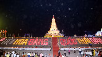 Hải Dương: Lung linh lễ cầu an và hội hoa đăng cầu Quốc thái dân an