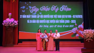 Bảo Thắng: Gặp mặt nhân kỷ niệm 27 năm ngày thành lập Hội Khuyến học Việt Nam 