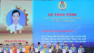 "Vua cải tiến" được vinh danh tại Chương trình Vinh quang Việt Nam