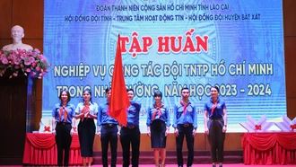 Tập huấn công tác Đội Thiếu niên tiền phong Hồ Chí Minh trong nhà trường năm học 2023 - 2024