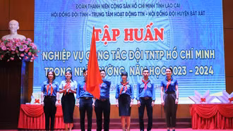 Tập huấn công tác Đội Thiếu niên tiền phong Hồ Chí Minh trong nhà trường năm học 2023 - 2024