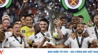 Jarrod Bowen ghi bàn ở phút 90, West Ham vô địch Conference League