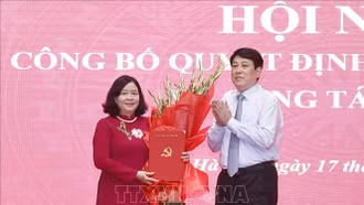 Đồng chí Bùi Thị Minh Hoài giữ chức Bí thư Thành ủy Hà Nội