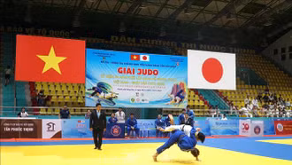 Gần 300 vận động viên tranh tài tại Giải Judo kỷ niệm 50 năm quan hệ Việt Nam-Nhật Bản