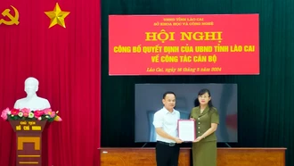 Công bố quyết định bổ nhiệm Phó Giám đốc Sở Khoa học và Công nghệ