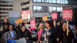 Làn sóng đình công tại Anh chưa có dấu hiệu hạ nhiệt