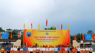 Khai mạc Hội khỏe Phù Đổng huyện Văn Bàn năm 2023