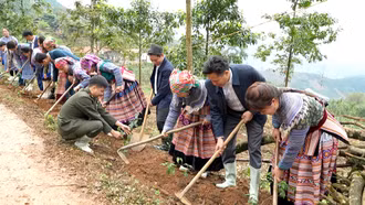 Xã Vĩnh Yên (Bảo Yên) phấn đấu về đích nông thôn mới trong quý II/2024