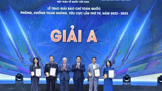 54 tác phẩm xuất sắc đoạt Giải báo chí toàn quốc phòng, chống tham nhũng, tiêu cực lần thứ tư