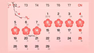 Các phương án nghỉ tết Nguyên đán 2024 cho lao động tại doanh nghiệp