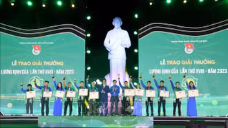 Trao Giải thưởng Lương Định Của cho 42 thanh niên xuất sắc trong lĩnh vực nông nghiệp