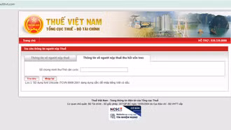 Cảnh báo giả mạo website của Tổng cục Thuế