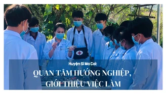 Huyện Si Ma Cai: Quan tâm hướng nghiệp, giới thiệu việc làm