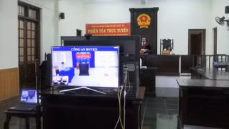 Tòa án nhân dân huyện Bắc Hà tổ chức phiên tòa xét xử trực tuyến đầu tiên