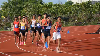 Đội điền kinh Việt Nam dẫn đầu với 15 Huy chương Vàng