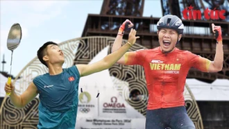 Những gương mặt cầm cờ của thể thao Việt Nam tại lễ khai mạc Olympic Paris 2024