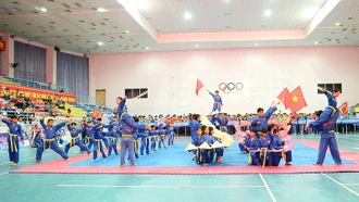 320 vận động viên dự Giải vô địch các đội mạnh Vovinam toàn quốc