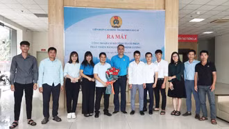 Thành lập Công đoàn cơ sở Công ty Cổ phần Phát triển năng lượng Minh Lương