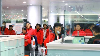 Sơ tán 338 công dân Việt Nam tại khu vực chiến sự phía Bắc Myanmar về nước an toàn